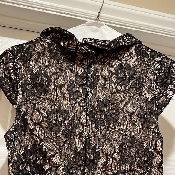 Like new Xscape Black/beige dress, Size 4 - Picture 4 of 4
